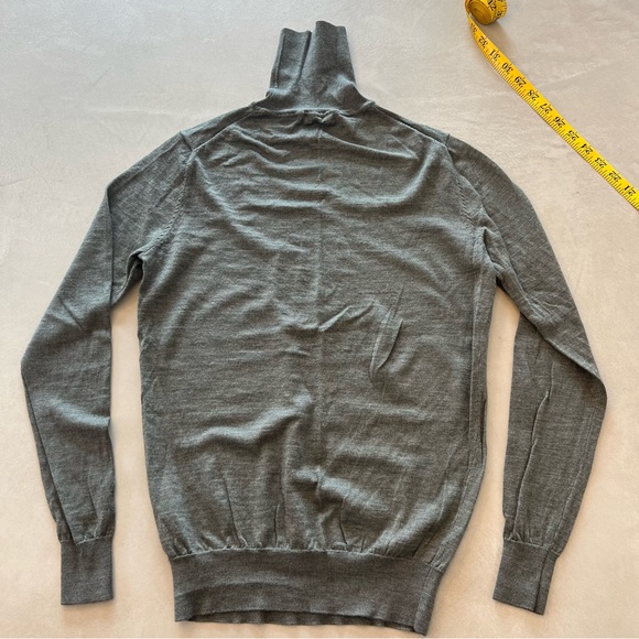 SUITSUPPLY Men's‎ Merino Wool Turtleneck Sweater Gray XS - Picture 5 of 11